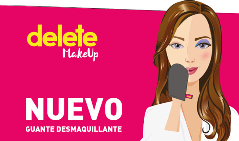 DELETE MakeUp, un guante desmaquillante que elimina el maquillaje en segundos